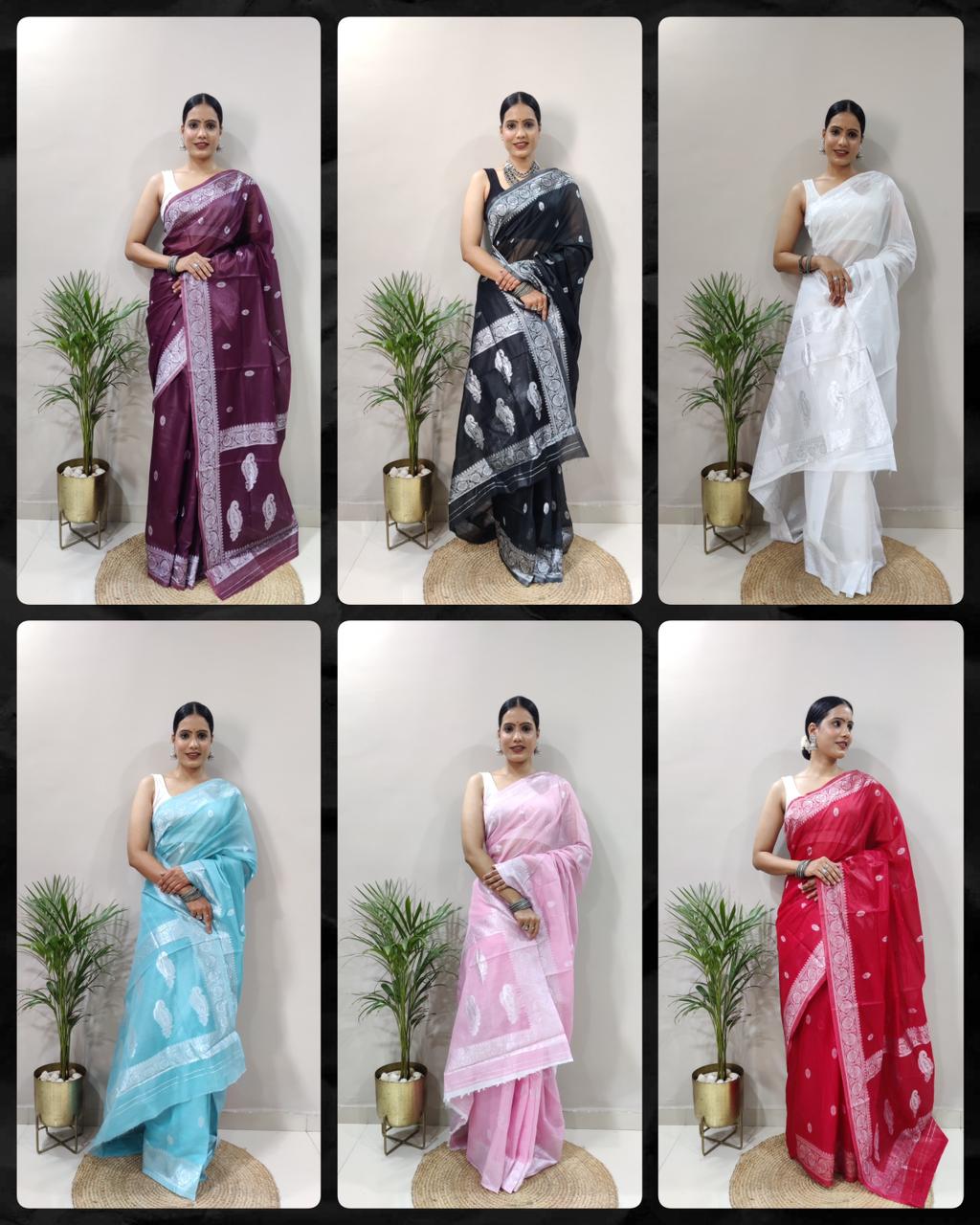 Aab Summer Special 3 Cotton Printed Sarees Catalog
